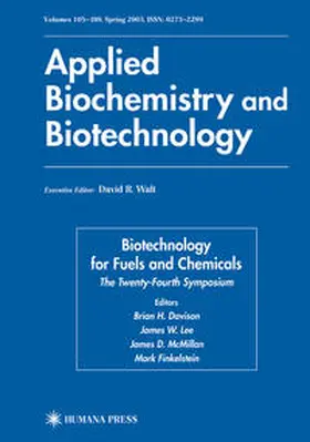 Davison / Finkelstein |  Biotechnology for Fuels and Chemicals | eBook | Sack Fachmedien