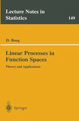 Bosq |  Linear Processes in Function Spaces | eBook | Sack Fachmedien