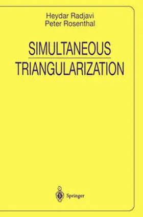 Radjavi / Rosenthal | Simultaneous Triangularization | E-Book | www.sack.de