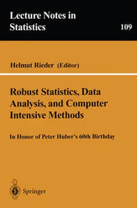 Rieder | Robust Statistics, Data Analysis, and Computer Intensive Methods | E-Book | sack.de
