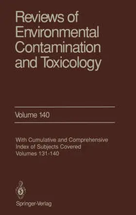 Ware |  Reviews of Environmental Contamination and Toxicology | eBook | Sack Fachmedien