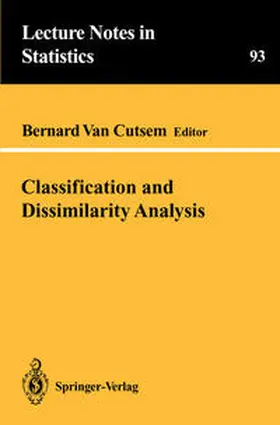 Cutsem |  Classification and Dissimilarity Analysis | eBook | Sack Fachmedien