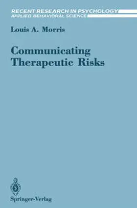 Morris |  Communicating Therapeutic Risks | eBook | Sack Fachmedien