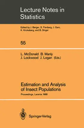 McDonald / Manly / Lockwood |  Estimation and Analysis of Insect Populations | eBook | Sack Fachmedien