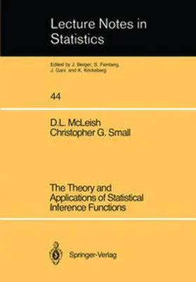 McLeish / Small |  The Theory and Applications of Statistical Interference Functions | eBook | Sack Fachmedien