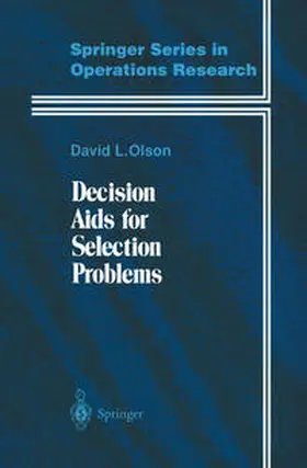 Olson |  Decision Aids for Selection Problems | eBook | Sack Fachmedien