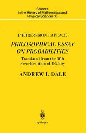 Laplace |  Pierre-Simon Laplace Philosophical Essay on Probabilities | eBook | Sack Fachmedien