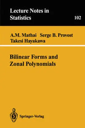 Mathai / Provost / Hayakawa | Bilinear Forms and Zonal Polynomials | E-Book | sack.de