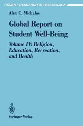 Michalos |  Global Report on Student Well-Being | eBook | Sack Fachmedien
