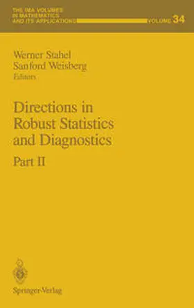 Stahel / Weisberg |  Directions in Robust Statistics and Diagnostics | eBook | Sack Fachmedien