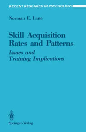 Lane |  Skill Acquisition Rates and Patterns | eBook | Sack Fachmedien