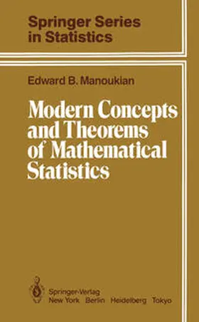 Manoukian |  Modern Concepts and Theorems of Mathematical Statistics | eBook | Sack Fachmedien