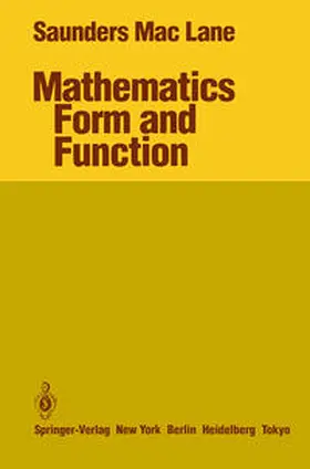 MacLane |  Mathematics Form and Function | eBook | Sack Fachmedien