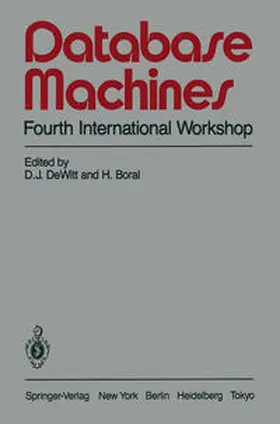 DeWitt / Boral | Database Machines | E-Book | www.sack.de