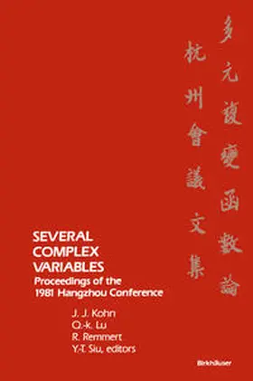 KOHN / LU / REMMERT | Several Complex Variables | E-Book | sack.de