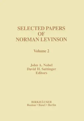 Nohel / Rota / Sattinger |  Selected Papers of Norman Levinson | Buch |  Sack Fachmedien