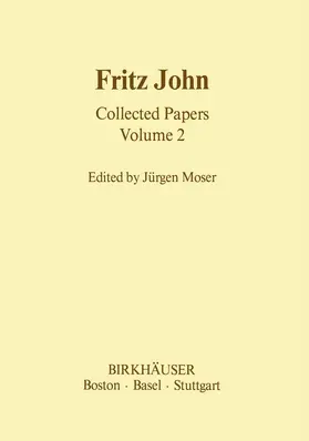 Moser |  Fritz John Collected Papers | Buch |  Sack Fachmedien