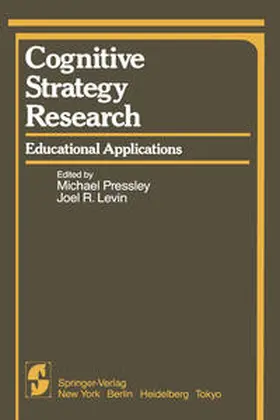 Pressley / Levin |  Cognitive Strategy Research | eBook | Sack Fachmedien