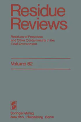 Gunther |  Residue Reviews | eBook | Sack Fachmedien