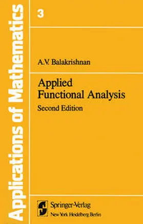 Balakrishnan |  Applied Functional Analysis | eBook | Sack Fachmedien