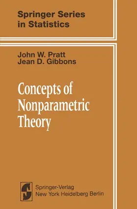 Pratt / Gibbons | Concepts of Nonparametric Theory | Buch | 978-1-4612-5933-6 | www.sack.de