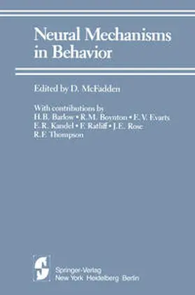 Barlow / Boynton / Evarts |  Neural Mechanisms in Behavior | eBook | Sack Fachmedien