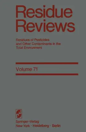 Gunther |  Residue Reviews | Buch |  Sack Fachmedien