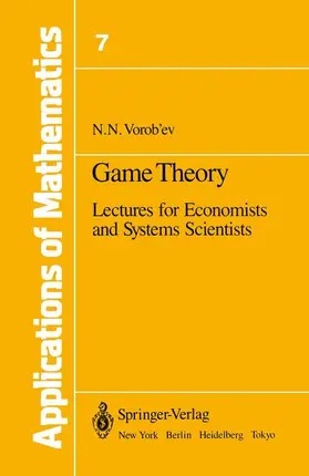 Vorob'ev / Kotz |  Game Theory | Buch |  Sack Fachmedien