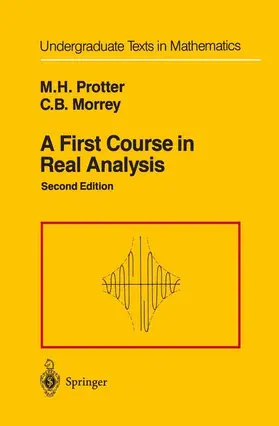 Protter / Morrey |  A First Course in Real Analysis | Buch |  Sack Fachmedien