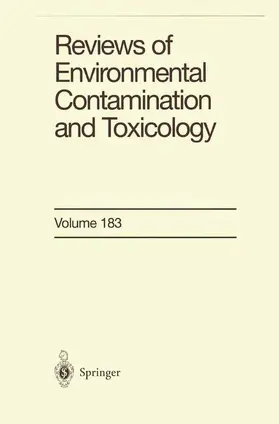 Ware |  Reviews of Environmental Contamination and Toxicology | Buch |  Sack Fachmedien