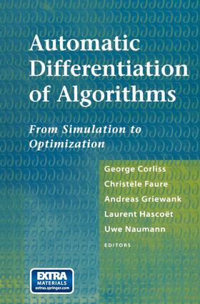 Corliss / Faure / Naumann |  Automatic Differentiation of Algorithms | Buch |  Sack Fachmedien