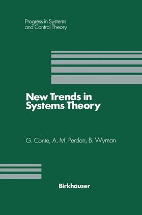 Conte / Wyman / Perdon | New Trends in Systems Theory | Buch | sack.de