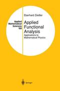 Zeidler |  Applied Functional Analysis | Buch |  Sack Fachmedien