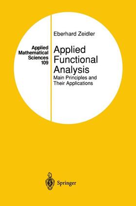 Zeidler | Applied Functional Analysis | Buch | 978-1-4612-6913-7 | sack.de