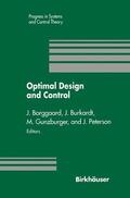 Borggaard / Peterson / Burkhardt |  Optimal Design and Control | Buch |  Sack Fachmedien