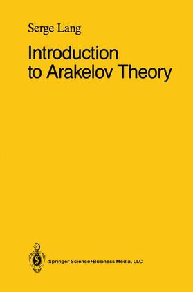 Lang |  Introduction to Arakelov Theory | Buch |  Sack Fachmedien