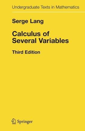 Lang |  Calculus of Several Variables | Buch |  Sack Fachmedien