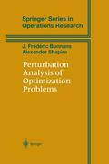 Shapiro / Bonnans |  Perturbation Analysis of Optimization Problems | Buch |  Sack Fachmedien