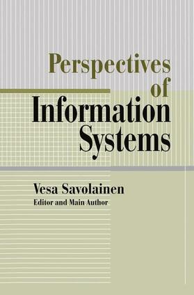Savolainen | Perspectives of Information Systems | Buch | 978-1-4612-7153-6 | sack.de