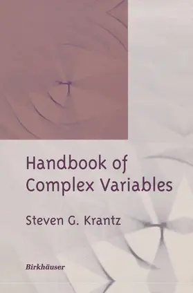 Krantz |  Handbook of Complex Variables | Buch |  Sack Fachmedien