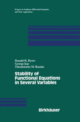 Hyers / Isac / Rassias |  Stability of Functional Equations in Several Variables | Buch |  Sack Fachmedien