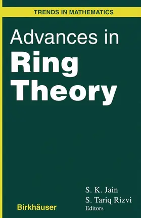 Jain / Tariq |  Advances in Ring Theory | Buch |  Sack Fachmedien
