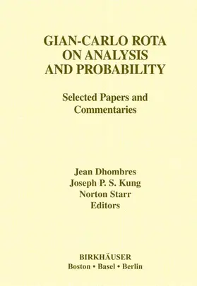 Dhombres / Kung / Starr |  Gian-Carlo Rota on Analysis and Probability | Buch |  Sack Fachmedien