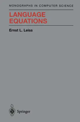Leiss |  Language Equations | Buch |  Sack Fachmedien