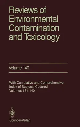 Ware |  Reviews of Environmental Contamination and Toxicology | Buch |  Sack Fachmedien