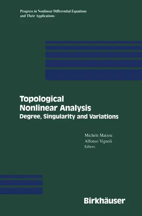 Vignoli / Matzeu |  Topological Nonlinear Analysis | Buch |  Sack Fachmedien