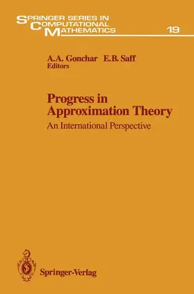Gonchar / Saff |  Progress in Approximation Theory | Buch |  Sack Fachmedien