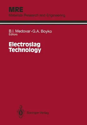 Medovar / Boyko |  Electroslag Technology | Buch |  Sack Fachmedien