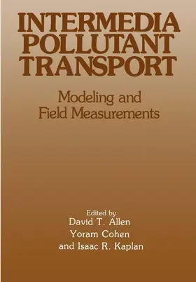 Allen / Cohen / Kaplan |  Intermedia Pollutant Transport | Buch |  Sack Fachmedien