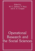 Cropper / Keys / Jackson |  Operational Research and the Social Sciences | Buch |  Sack Fachmedien
